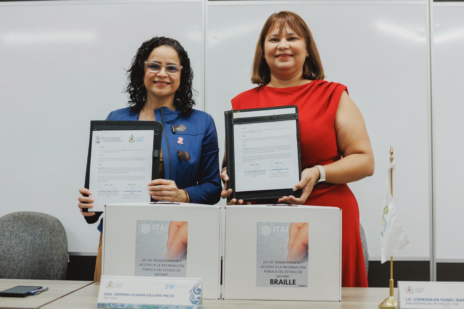 La UAN fortalece la inclusión con donación de libros en braille del ITAI