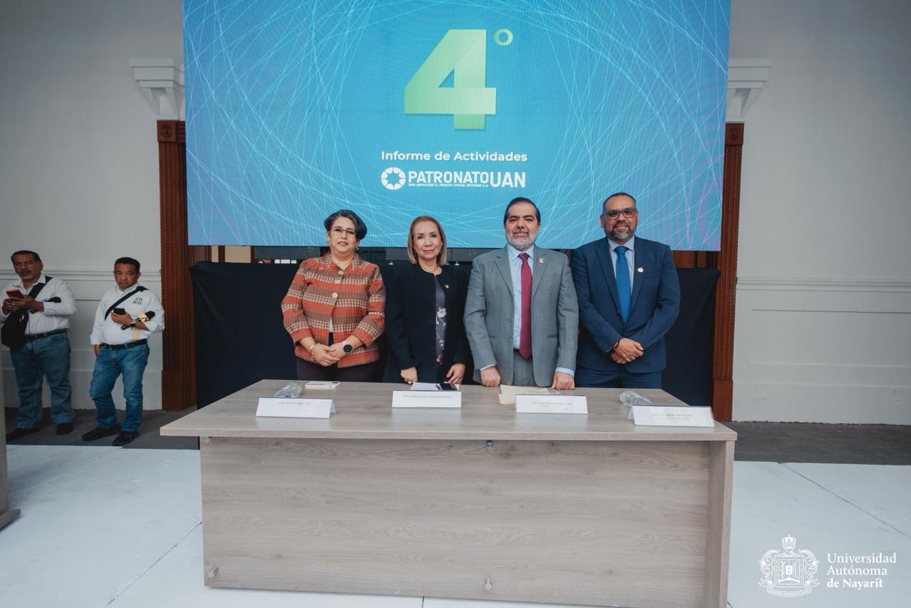Presenta Patronato UAN cuarto Informe de actividades